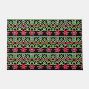 Tapete Feliz Natal Floco de neve ornamental