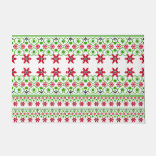 Tapete Feliz Natal Floco de neve ornamental
