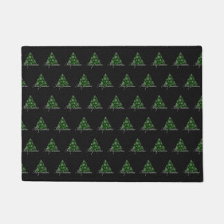Tapete Feliz Natal - Padrão de Natal Verde