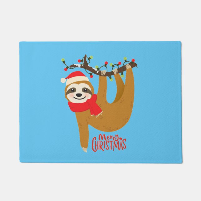 Tapete Feliz Natal Sloth (Frente)