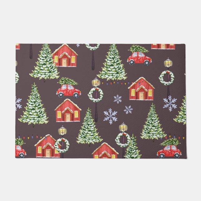 Tapete Feliz Slothmas Sloth Cute Natal (Frente)