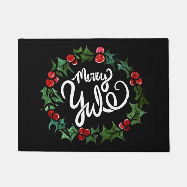 Tapete Feliz Yule Pagan Holidays Wiccan Bendê Yule (Frente)