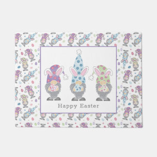 Tapete Felz pascoa Bunny Gnomos