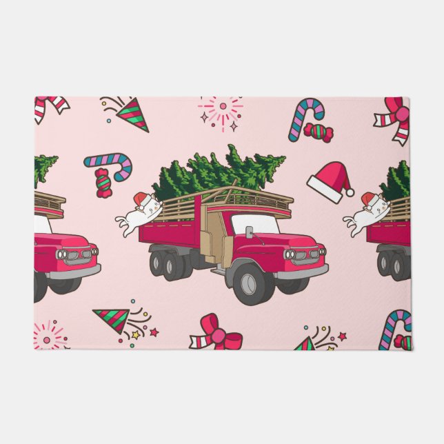 Tapete Feriado da família de Natal suave e brilhante (Frente)