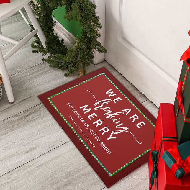 Tapete Feriado divertido (Holiday Funny Fun Doormat)