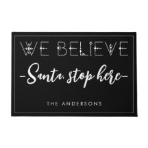 Férias de Natal Acreditamos que Papais noeis param