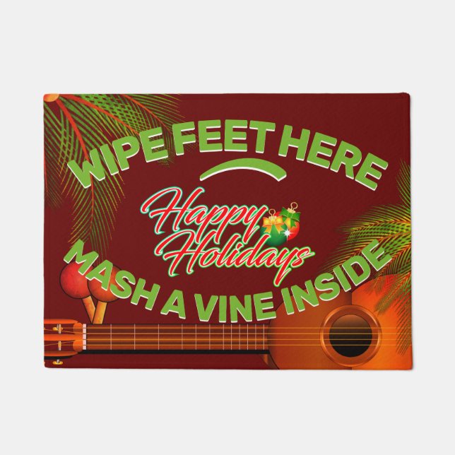 Tapete Férias Felizes com Marac e Cuatro Caribenho (Frente)