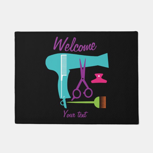 Tapete Ferramentas dos penteados (Frente)