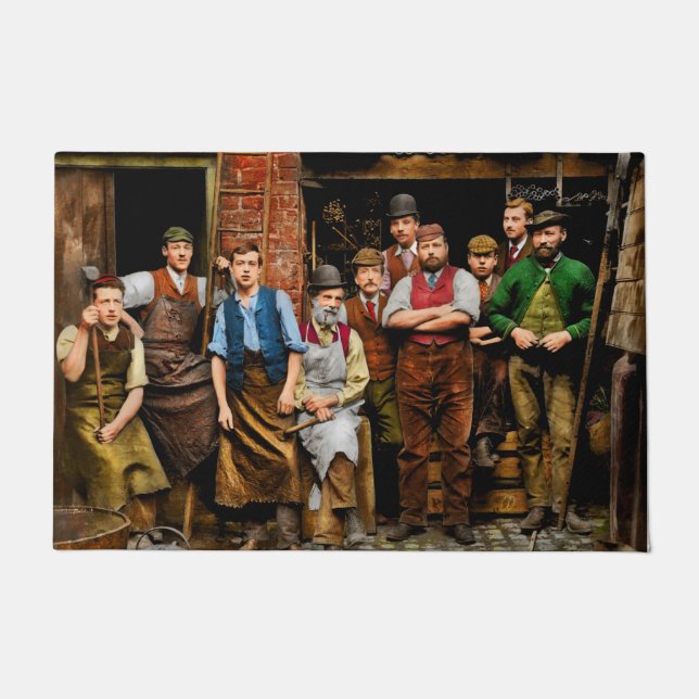 Tapete Ferreiro - Os Ferrageiros de Maidenhead 1900 (Frente)