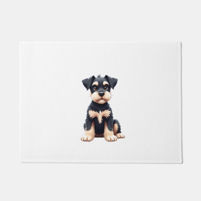 Tapete Filhote de Schnauzer Miniatura (4) (Frente)