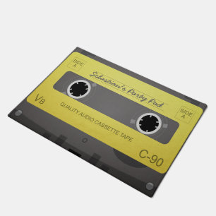 Tapete Fita de Música Retroativa Personalizada