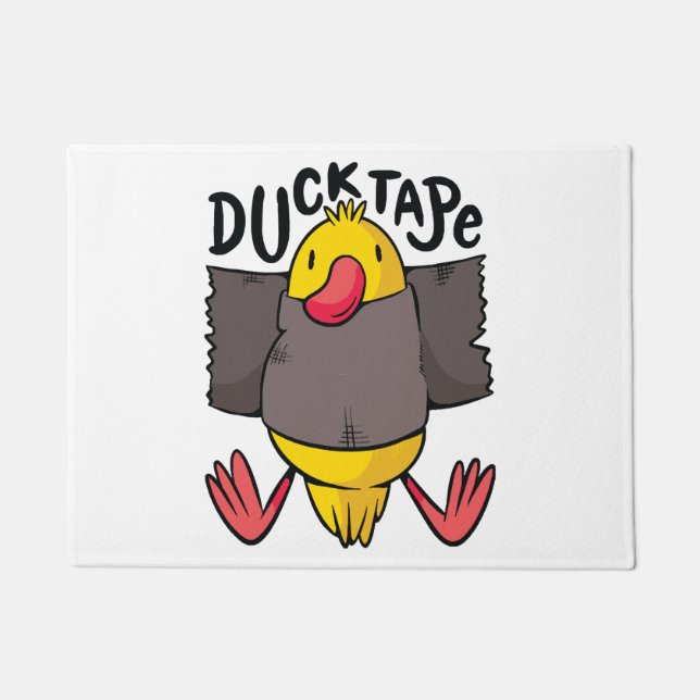 Tapete Fita de Pato Engraçado (Frente)