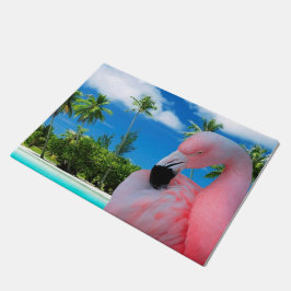 Tapete Flamingo e praia