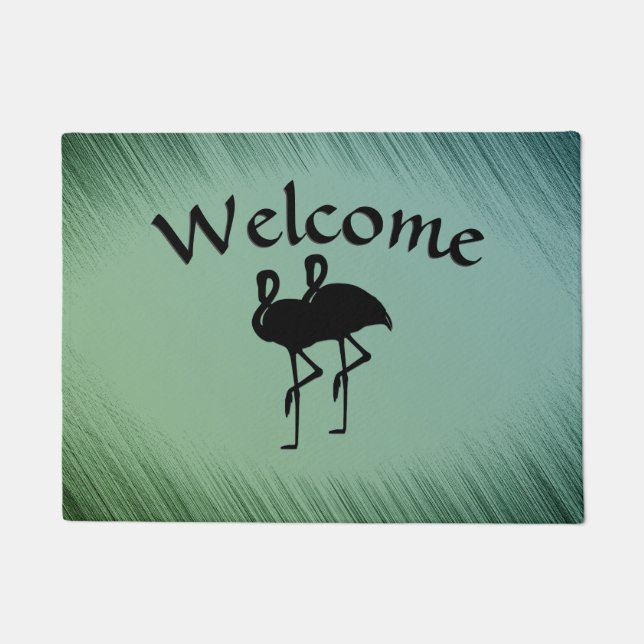 Tapete Flamingo Welcome Mat (Frente)