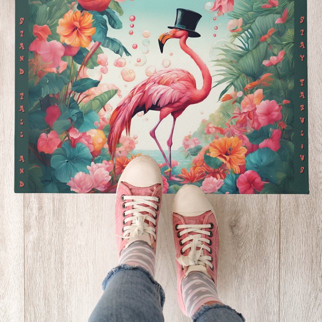 Tapete Flamingo Whimsical de 24" x 36" (Criador carregado)