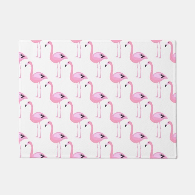 Tapete Flamingos cor-de-rosa 2 (Frente)
