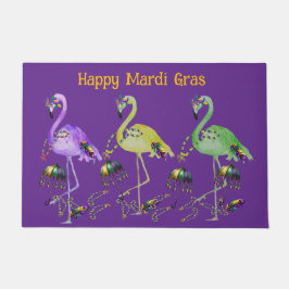 Tapete Flamingos Costeiros do Mardi Gras