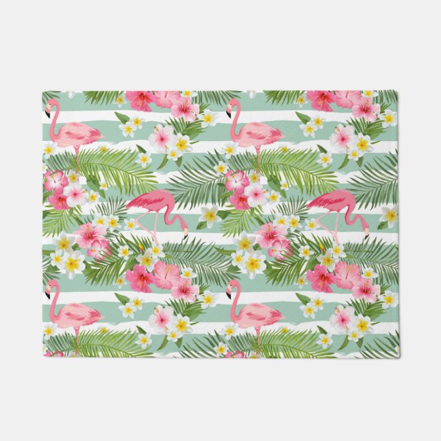 Tapete Flamingos E Stripes (Frente)