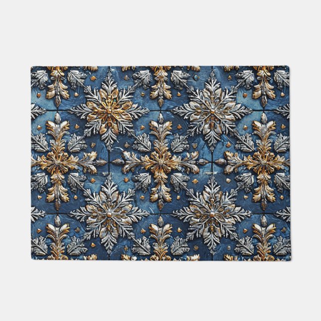 Tapete flocos de neve 3d (Frente)