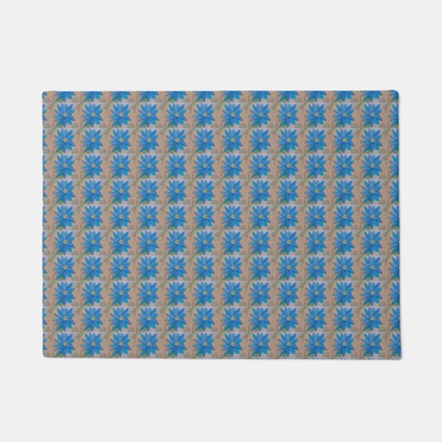 Tapete Flor Azul (Frente)
