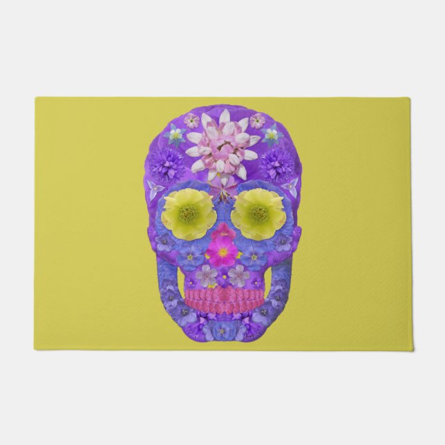 Tapete Flor - Caveira 5 (Frente)