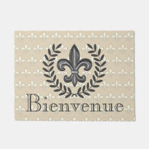 Tapete Flor de lis & louros franceses Benvinda