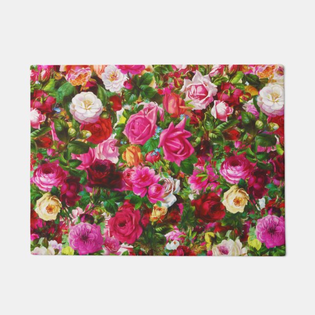Tapete Flor de Rosa Floral Elegage (Frente)