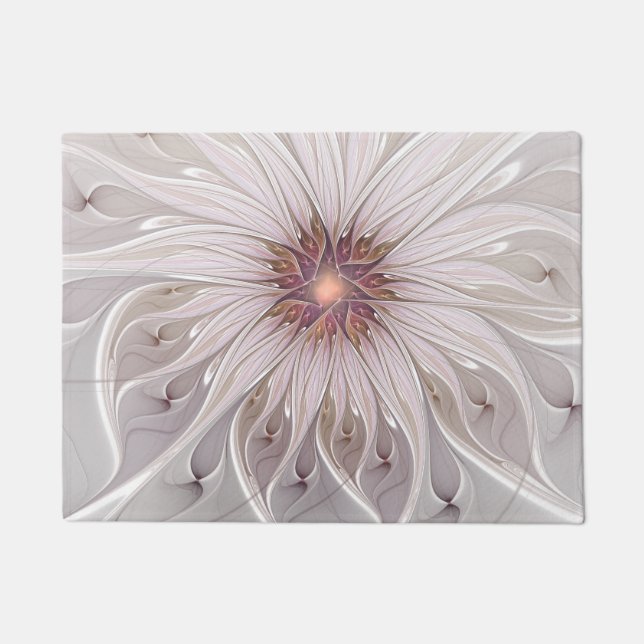 Tapete Floral Fantasy, Abstrato Moderna Flor Pastel (Frente)