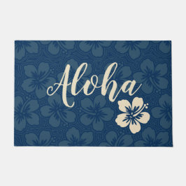 Tapete Floral Pinstriped havaiano do hibiscus da ilha