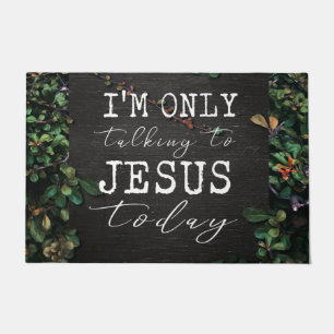 Tapete Floral, só estou falando com Jesus hoje