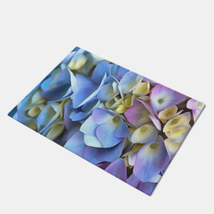 Tapete Flores de Hydrangea Azul e Rosa