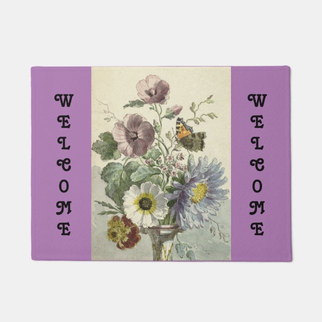 Tapete Flores E Porta-Borboletas (Frente)