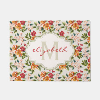 Tapete Flores florais do Victorian elegante do vintage do