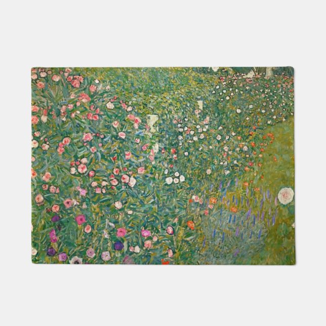 Tapete Flores Rosa Gustav Klimt (Frente)