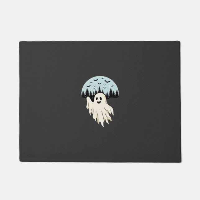 Tapete Floresta da Lua Fantasma de Halloween Design_1 (Frente)