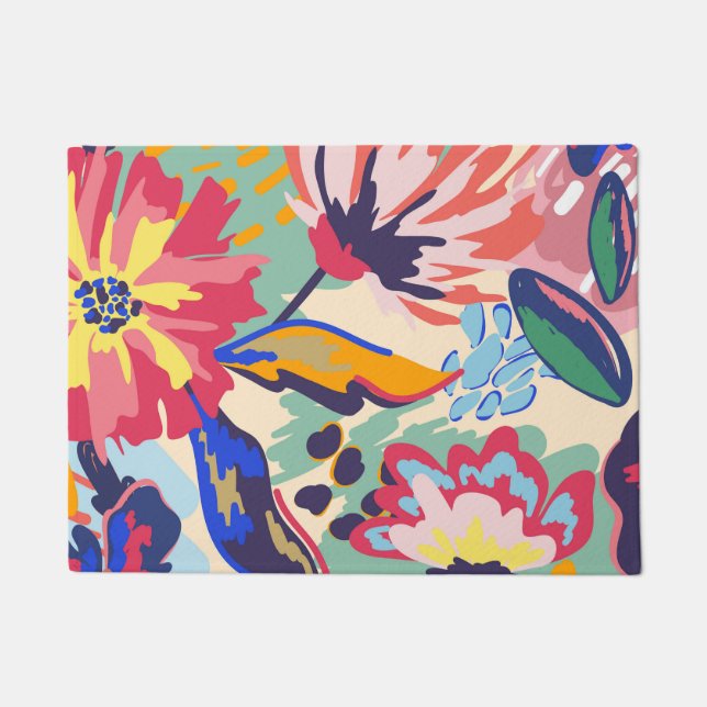 Tapete Floresta e rosas (Frente)