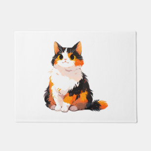 Tapete Fluffy Calico Cat