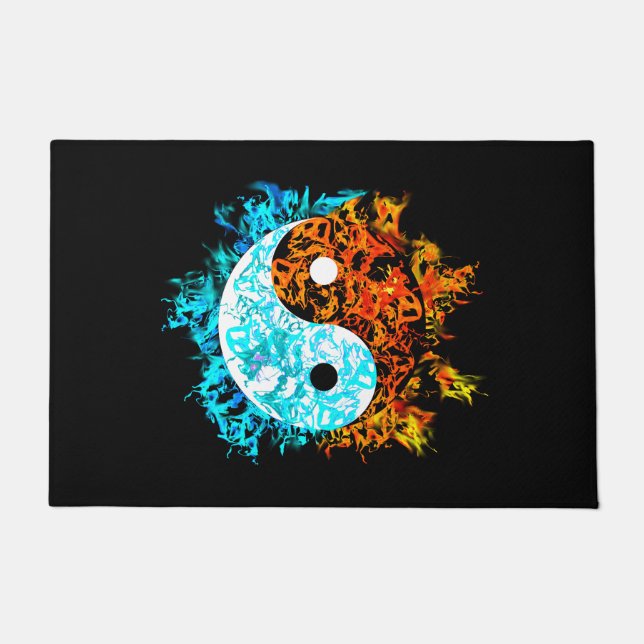 Tapete Fogo Yin Yang (Frente)