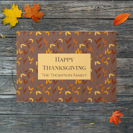 Tapete Folha de outono Elegante