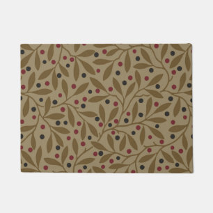 Tapete Folha e Berry Patterno deixa Trabalho de arte Nouv