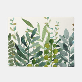 Tapete Folhas Botânicas De Cor De Jardim