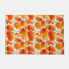 Tapete Folhas de Outono de Aquarela - Folhagem de Queda V