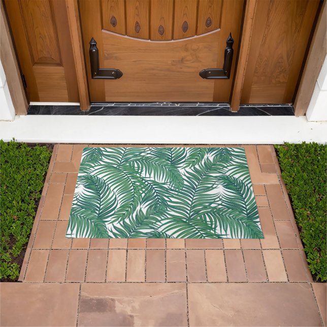 Tapete Folhas Tropicais Verdes (Ar livre)