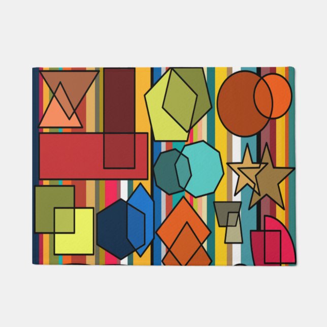 Tapete Formas e Linhas Bauhaus (Frente)