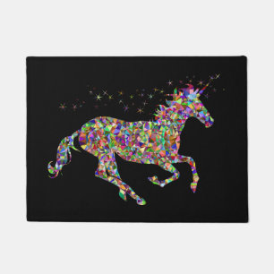 Tapete Formato geométrico da porta frontal do Unicorn