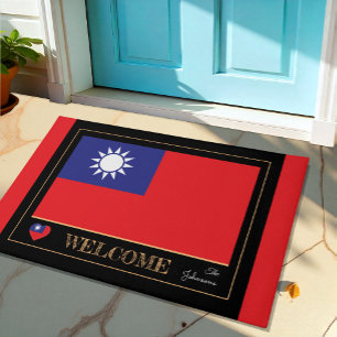 Tapete Formosa e taiwanês: Flag house/sport Bem-vindo