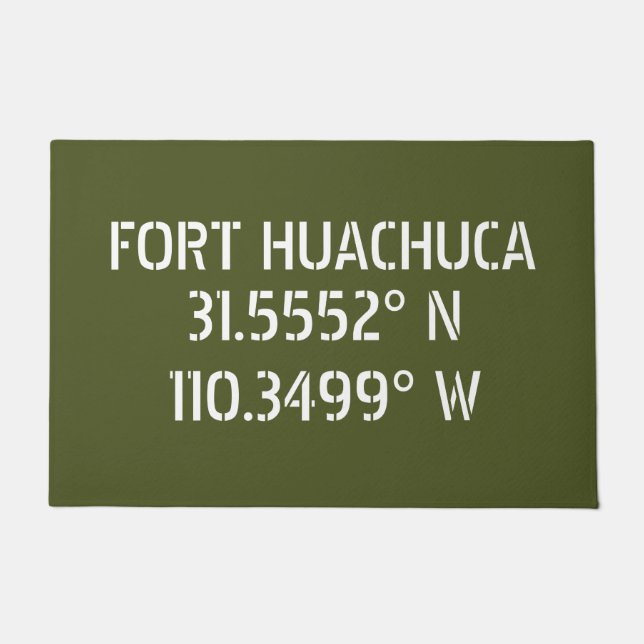 Tapete Fort Huachuca Latitude Longitude (Frente)