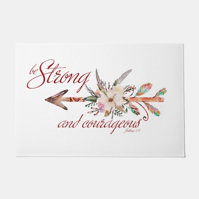 Tapete Forte e corajoso (Frente)
