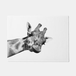 Tapete Foto animal africana do peekaboo do girafa branco