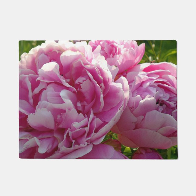 Tapete Foto rosa de Peony caseiro caseiro caseiro floral (Frente)